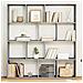 Libreria Grigio Sonoma 132x29x141,5 Cm In Legno Multistrato - Foto miniatura 1