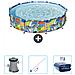 Piscina Fuori Terra - In Giro - 305x66 Cm - Multi - Include Accessori Coordinati Cb45 - Foto miniatura 1