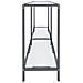 Tavolo Consolle Trasparente 140x35x75,5 Cm In Vetro Temperato - Foto miniatura 3