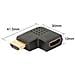 Adattatore HDMI Maschio / Femmina Angolato 90° (IADAP HDMI-R) - Foto miniatura 3