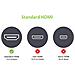 Adattatore HDMI Maschio / Femmina Angolato 90° (IADAP HDMI-R) - Foto miniatura 5