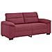 Divano a 2 Posti Rosso Vino 140 cm in Tessuto - Foto miniatura 1