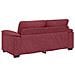 Divano a 2 Posti Rosso Vino 140 cm in Tessuto - Foto miniatura 6