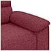 Divano a 2 Posti Rosso Vino 140 cm in Tessuto - Foto miniatura 7
