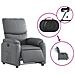 Poltrona Reclinabile Elettrica Grigia in Similpelle - Foto miniatura 6