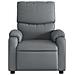 Poltrona Reclinabile Elettrica Grigia in Similpelle - Foto miniatura 9