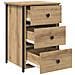 Comodino Rovere Artigianale Legno ingegnerizzato Compatto - Foto miniatura 5