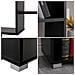 Libreria Multiforme A 11 Ripiani Nero Emily - Foto miniatura 5