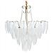 Lampadario Yauca Vetro Ottone - Foto miniatura 2