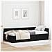 Cornice del letto ad angolo con testiera Nero 90 x 200 cm - Foto miniatura 2