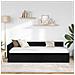 Cornice del letto ad angolo con testiera Nero 90 x 200 cm - Foto miniatura 4