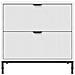 Comodino Bianco 63.5 x 36 x 61 cm Legno multistrato - Foto miniatura 6