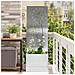 Vaso da Giardino con Pannello Decorativo Argento 50 x 140 cm - Foto miniatura 2