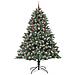 Albero di Natale artificiale con 300 LED Verde 210 cm - Foto miniatura 3