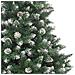Albero di Natale artificiale con 300 LED Verde 210 cm - Foto miniatura 9