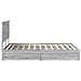 Letto con Contenitore con testiera Grigio Sonoma 140 x 200 cm - Foto miniatura 9