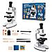 Microscopio educativo per bambini, lente di ingrandimento 1200x, set accessori - Foto miniatura 1