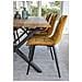 Set 2 Sedie Da Pranzo Middelfart In Velluto Giallo Senape Con Gambe Nere - Foto miniatura 6