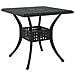 Set di Tavolo da Giardino 5 pcs Nero Alluminio pressofuso - Foto miniatura 6