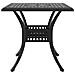 Set di Tavolo da Giardino 5 pcs Nero Alluminio pressofuso - Foto miniatura 9