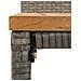Set Bar Giardino 3pz Grigio Polyrattan e Legno Massello Acacia - Foto miniatura 6