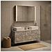 Set di mobili per il bagno 4 pcs Grigio Cemento - Foto miniatura 4