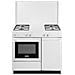 Cucina a Gas SGW 854 4 Fuochi a Gas Forno a Gas Dimensioni 86 x 50 cm Colore Bianco Serie Smart - Foto miniatura 1