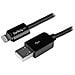 Cavo connettore lungo Lightning a 8 pin Apple a USB per iPhone / iPod / iPad nero 3 m - Foto miniatura 4