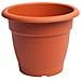 Vaso In Plastica 26cm Terracotta - Foto miniatura 1