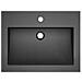 Lavandino In Granito 600x450x120 Mm Nero - Foto miniatura 3