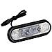 Set 20 Pz, Luce Ingombro A 3 Led, Montaggio Ad Incasso, 12/24v - Bianco - Foto miniatura 1