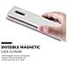 Custodia Compatibile Con Samsung Galaxy Note 4 In Classy Argento - Coperchio Protettiva Con Chiusura Magnetica, Funzione Stand E Tasca Per Le Carte - Foto miniatura 9