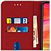 Custodia Redmi Note 7 Portacarte Funzione Supporto Cover Silicone - Rosso - Foto miniatura 4