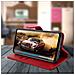 Custodia Redmi Note 7 Portacarte Funzione Supporto Cover Silicone - Rosso - Foto miniatura 5