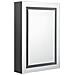 Armadietto Bagno con Specchio e LED Grigio 50x13x70 cm - Foto miniatura 2