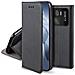 Cover Per Xiaomi Mi 11 Ultra, Nero - Custodia A Libro Flip Smart Magnetica Con Appoggio E Porta Carte - Foto miniatura 1