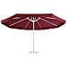 Telo di Ricambio per Ombrellone Rosso Bordò 500 cm - Foto miniatura 3