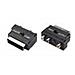 Adattatore scart s-vhs + rca con commutatore inout - Foto miniatura 3