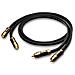 LF audio RCA phono cable, 1m, black - Foto miniatura 3
