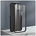Cover Iphone 13 Pro Retro Rigido E Fronte Flessibile - Nera - Foto miniatura 4