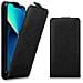 Custodia Compatibile Con Apple Iphone 13 Pro Max In Nero Carbone - Coperchio Protettivo In Design Flip Realizzato In Finta Pelle Liscia - Foto miniatura 7