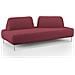 Newton Divano Lineare Con Schienali Movibili T07 Rosso - Foto miniatura 3