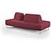 Newton Divano Lineare Con Schienali Movibili T07 Rosso - Foto miniatura 4