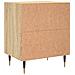 Comodini 2 Pz Rovere Sonoma 40x30x50 Cm In Legno Multistrato - Foto miniatura 6