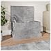 Contenitore Grigio Cemento 50x30x28 Cm In Legno Multistrato - Foto miniatura 1