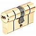 Cilindro D66 Mm 30/30 Ottone Doppia Europeo Dorato Camma Lunga - Foto miniatura 1