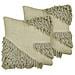 Set Di 2 Cuscini Sourwood Cotone 45 X 45 Cm Verde Chiaro Trama Geometrica - Foto miniatura 2