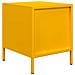 Comodino Giallo Senape 35x39x43,5 Cm In Acciaio - Foto miniatura 3