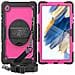 Custodia Protettiva Per Samsung Galaxy Tab A 8.4"" Con Cinturino Rosa E Nero, Resistente E Stylish - Foto miniatura 1