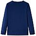 Maglietta Bambini Maniche Lunghe Blu Marino 128 - Foto miniatura 2